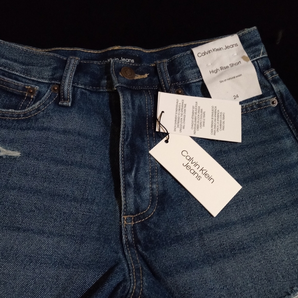 Calvin Klein Jeans Denim Woman Shorts Size 4 - Picture 2 of 7
